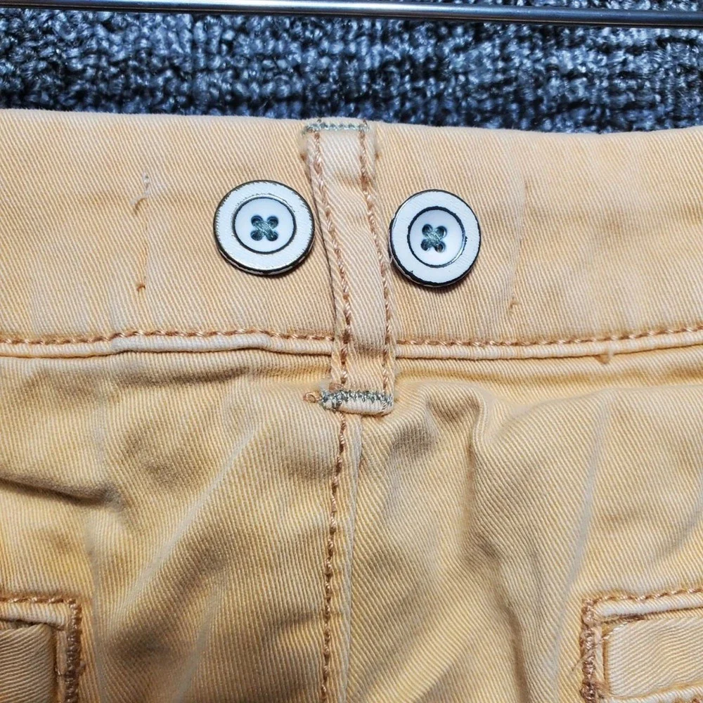 Sundance Always In Style Chino Pants Women 6 Tan Cotton Stretch Casual Coastal